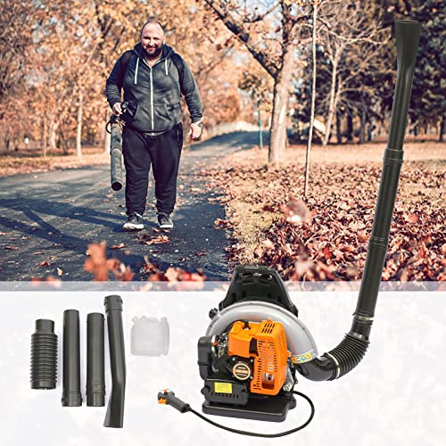 Soplador de aire eléctrico, 65 cc, mochila de 2 tiempos, soplador de hojas, ventilador para eliminar la nieve, utilizado en jardines de invierno y carreteras de ingeniería