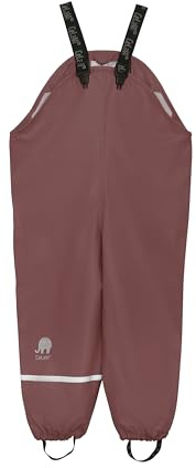 Celavi Basic PU Rain Pants Pantalones para Lluvia, marrón, 80 cm Unisex niños