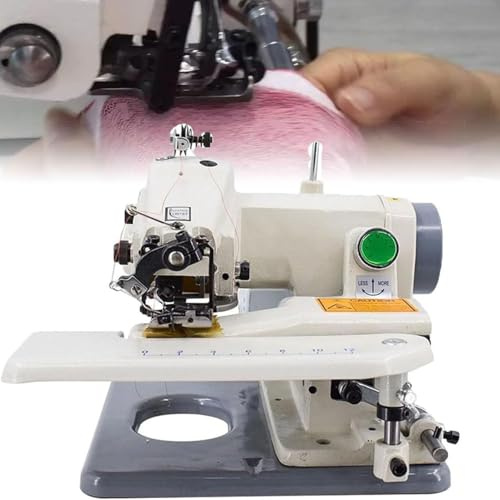 Máquina de dobladillo portátil de punto ciego, velocidad de 1200 rpm, paso de aguja ajustable, para dobladillo de pantalones con pedal y agujas