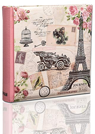 Arpan Happy Memories Memo Slip In Case Photo Album 200 4''x6'' Photos - Effiel Tower