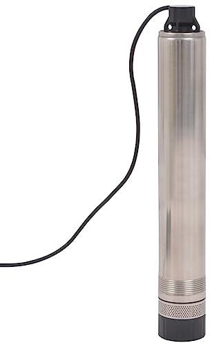 vidaXL Pompe de Puits Profond Submersible Immergée Trou de Forage Jardin