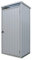 Duramax Palladium Aufbewahrungsschrank Eintüriger mit vorderem Oberlicht, Aufbewahrungsschrank für den Garten, Gartenschrank, inklusive verstellbarem Regalset, silber