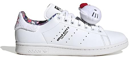 ADIDAS Damen Stan Smith W Sneaker, FTWR White Core Black Light Flash Red, 39 1/3 EU