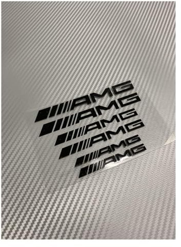 ZHANGXIN - Calcomanías de freno para coche resistentes a altas temperaturas, aptas para AMG (set de radianblackset)