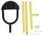 Manuale Half Moon Lawn Edgesr - Garden Weasel Edgesr con manico T per giardinaggio, agricoltura e paesaggio (strumenti di giardinaggio, pala di bordi manuali)