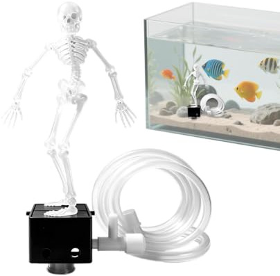 Akvariebubbler Interaktiv hartsdekor med rörliga leder | Lysande Akvarieluftbubbler för klassrum kontor vardagsrum sovrum barnrum samt för både sötvatten och saltvatten