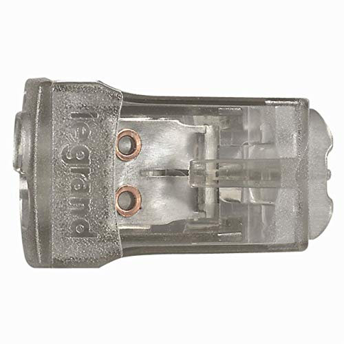 Legrand 034322 Borne Connexion sans vis Nylbloc Auto Grise pour 2 Fils avec Intensité 24A et Tension d'Isolement 450V, Lot de 100