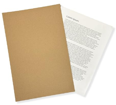 Exacompta - Ref FS290-BUFZ - Guildhall - Square Cut Folders, 349 x 242mm, 290gsm Heavyweight Manilla, Suitable for A4 & Foolscap Documents - Buff, Pack of 100