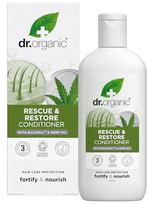 Dr. Organics Acondicionador Rescate De Cáñamo Cabello Fino-Anticaida Hårvård