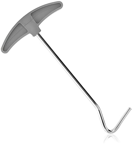 COM-FOUR® Extracteur de piquets - extracteur de Crochet pour Un Retrait Facile des piquets, Crochets et piquets - Accessoires de Tente pour Le Camping et l'extérieur (Plastique - 1 pièce)