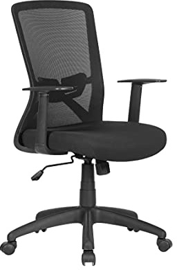 byLIVING Chefsessel Long/Bürostuhl/Bezug Stoff/Mesh schwarz/Wippmechanik/Sicherheitsklemmschutz/Höhenverstellung/gebremste Sicherheitsrollen/B 52,5, H95,5-103, T 60,5