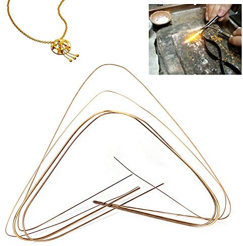 Flujo de Soldadura de Plata, Kit de Reparación de Joyas de Metal de Aleación de Aluminio y Cobre Varillas de Soldadura de Oro Alambre de Soldadura para la Fabricación de Joyas 4