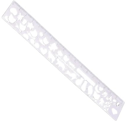 Pochoirs pour Journaling,Règle en acier inoxydable réutilisable | Pochoir Calendrier En Métal Pour Agendes,Pour Planification Dessin Conception Calligraphie Signet Bureau École