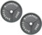 Profi Olympia Hantelscheiben 50/51mm / 2 x 20,0 Kg Hantelscheiben Guss
