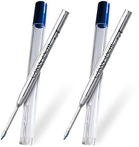 Caran d 'Ache Goliath Nachfüllmine für Kugelschreiber, blau, breit, 2 Stück, 8422.26