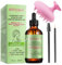 Rosemary Oil for Hair Growth with Silicone Scalp Massager, Organic Rosemary Essential Oil, Scalp & Hair Strengthening Oil, Nourishing Treatment for Hair Care, Skin, Face, Aromatherapy, 2 Fl Oz