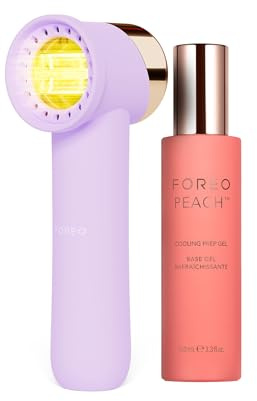 FOREO PEACH 2 go Bundle -Travel-friendly IPL Hair Removal Device + Calming & Hydrating IPL PEACH Cooling Prep Gel - Permanent Hair Removal - Body & Face - Lavander
