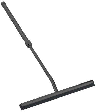 WENKO Mopa de Baño Telescópica Negra Negro