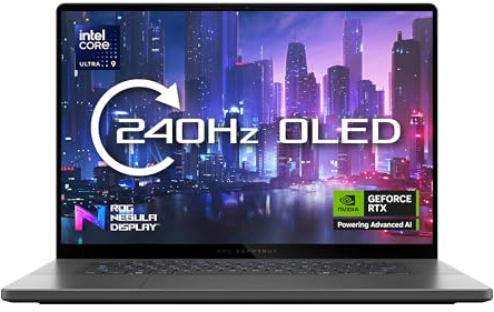 ASUS ROG Zephryus G16 GU605CR 16.0 2.5K 240Hz OLED Gaming Laptop (Intel Core Ultra 9 285H, NVIDIA GeForce RTX 5070Ti 12GB, 32GB RAM, 2TB PCIe SSD, 3 Month Xbox Gamepass, Windows 11)