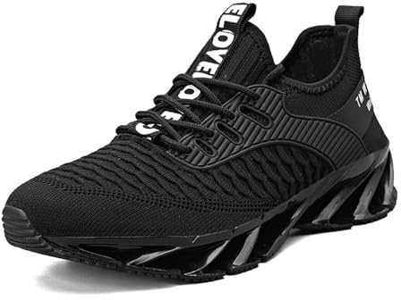 Generisch Zapatos tradicionales para hombre, modernos, informales, cómodos, sin cordones, zapatillas de deporte y zapatillas de correr de malla para hombre en acabado monocolor para hombre 80