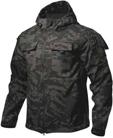 Táctica Abrigo Impermeable Hombre Ropa Snowboard Trekking Chamarras Invierno Camuflaje Frío Extremo Chaqueta Trekking Hombre Chaqueta Militar Multicolor L