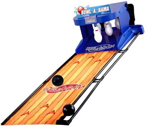 Bärbar bowlinghall för hemmabruk med automatisk bollåtergång, elektronisk bowlingklot, sport, spelkonsol med LED-resultattavla, ljudeffekter, hopfällbart bowlingspel 3.5m/11.48ft
