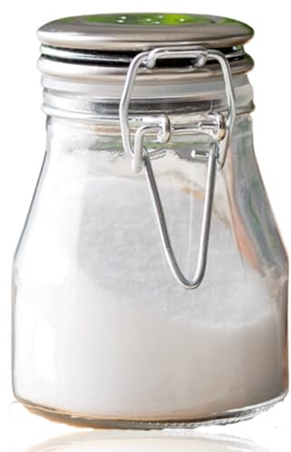 Tablecraft Resealable Salt and Pepper Shakers with Stainless Steel Clip Top, 3.5 ounce