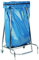 L2G - Support Poubelle avec Ceinture de Pincement Hermétique 600 mm - Pour Sacs Poubelle 110 Litres - Inox - Conception aux Normes HACCP - Commande par Pédale - Deux Roulettes avec Frein