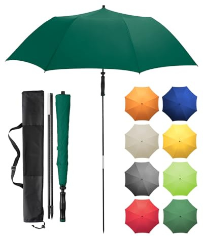 FARE Reise-Sonnenschirm Travelmate Camper – Leicht & Kompakt, UV-Schutz UPF50+, Ideal für Reisen, Strand, Outdoor & Camping - Als Regenschirm nutzbar