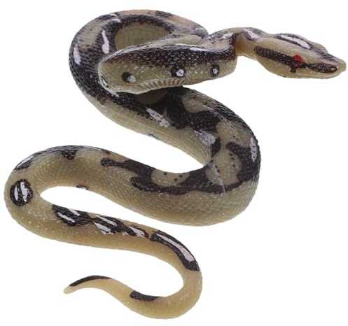 ModèLe De Jouet Serpent en Caoutchouc Effrayant - Jouet en PVC RéAliste pour Farces d'halloween Anniversaire Et DéCoration De Jardin