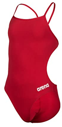 Arena Solid Challenge Team Junior Bañador de Una Pieza para Niña, Bañador Deportivo de Secado Rápido, Tejido MaxLife Eco Resistencia al Cloro y Protección UV UPF 50+