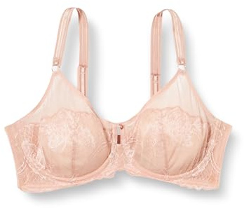 Triumph Donna Wild Peony Florale W01, Minimizer bra, PINK PEARL, 4E
