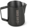 MHW-3BOMBER Brocca per latte espresso e latte Pitcher, 500 ml, serbatoio in schiuma di latte, in acciaio inox, per espresso, vapore, schiuma, colore nero P5032B