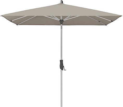 Glatz Sonnenschirm Alu-Twist 210x150cm Des. 151 Ash