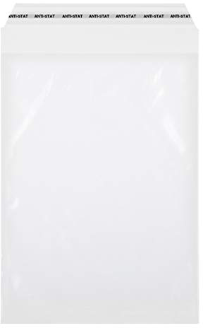 Sachets plastique transparents autocollants - 165x220 mm, lot de 100, antistatiques pochette alimentaire avec fermeture adhésive (DIN A5)