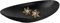 Vassoio Ovale Nero, Portaoggetti Nero centrotavola portagioie Vassoio, Organizer Portachiavi per l'ingresso, per ingresso comò Piatto Decorativo, 25 x 13,5 cm