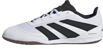 adidas Unisex - Vuxen PREDATOR CLUB Indoor Sala Football Boots, ftwr white/core black/lucid lemon, 40 2/3 EU