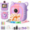 ARNSSIEN Macchina Fotografica Bambini Istantanea e 7 Rotoli Carta (4 Col: O/R/V/B+3 B&N)-2,4”Fotocamera istantanea con 32GB, 180 °Flip Obiettivo, Regalo di Natale e Compleanno per Bambini per 3-12,M2