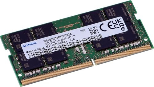 Samsung 32GB DDR4 2666MHz RAM Memory M471A4G43MB1-CTD Module für Laptop Notebook Computers (260 Pin SODIMM, 1.2V)