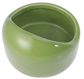 FONDOTIN Ciotola per Criceti in Materiale Ceramico Compatto per Animali Domestici, Ciotola Anti-rotazione per Cibo e Acqua, Forniture per Roditori e Piccoli Animali
