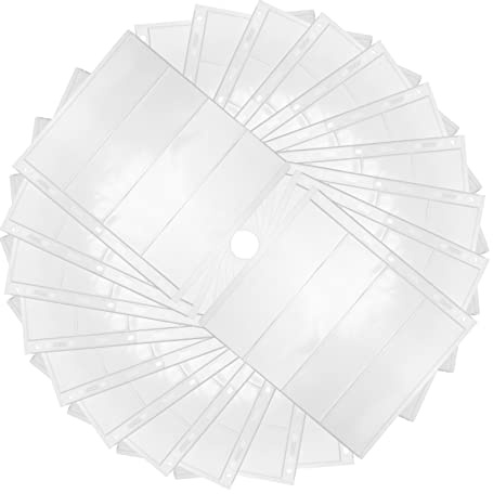 HAPINARY 20hojas Álbum De Con Páginas Para Colección De Transparentes y Organizadas