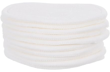 WEKADRIN 10 Piezas Unidades Almohadillas de Algodón Reutilizables para Desmaquillar y Limpiar Rostro Suaves y Absorbentes para Tipo de