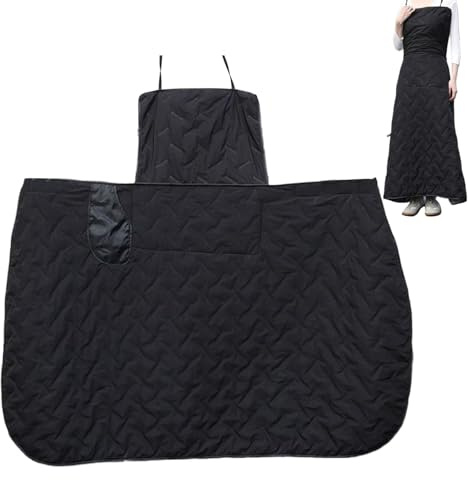 WNDUOKXH Mantente cómodo y Protegido con Este Delantal Tipo Manta Cortavientos para Bicicleta eléctrica, Motocicleta o Scooter. Cubre piernas. Impermeable y cálido, Ideal para el Invierno.