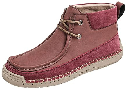 Generisch Zapatos casuales cómodos 2026 con suela suave y costura flexible para un apoyo óptimo durante todo el día, rojo, 40 EU
