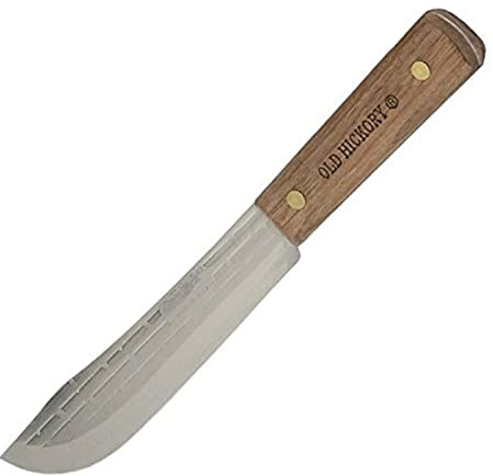 Ontario Knife - Old Hickory 7-7 7 Carbon Steel Butcher / Kitchen Knife