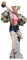 STAR CUTOUTS SC1521 Harley Quinn Lifesze Cardboard Cutout/Standee/Stand Up Swinging Mallet Margot Robbie Birds of Prey Height 183cm Width 83cm, Solid, Regular