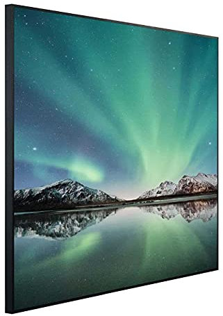 Ecowelle Calentador de Infrarrojos Imagen | 350 vatios | 60x60cm | Calefacción por Infrarrojos