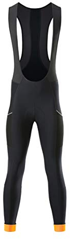 MY KILOMETRE Gravel Herren Thermo-Trägerhose Winter Radlerhose mit Seitentaschen