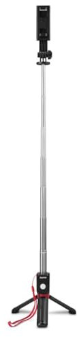 Hama I Trípode para Smartphone (Fancy Stand 70 II, Palo Selfie teléfono móvil, trípode Viaje, Altura MAX. 70 cm, Bluetooth) Negro