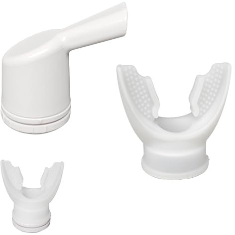 SEABABOO Allenatore Di Respirazione Polmonare Respiratore Allenamento Regolabile Allenatore Polmonare 2 Modalità Allenatore Di Respirazione per Lo Sport Fitness Formazione (Bianco)